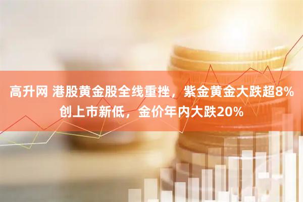 高升网 港股黄金股全线重挫，紫金黄金大跌超8%创上市新低，金价年内大跌20%