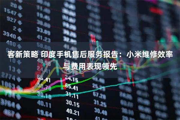 客新策略 印度手机售后服务报告：小米维修效率与费用表现领先