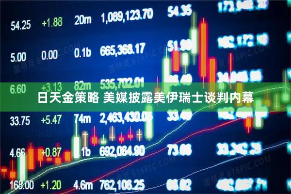 日天金策略 美媒披露美伊瑞士谈判内幕